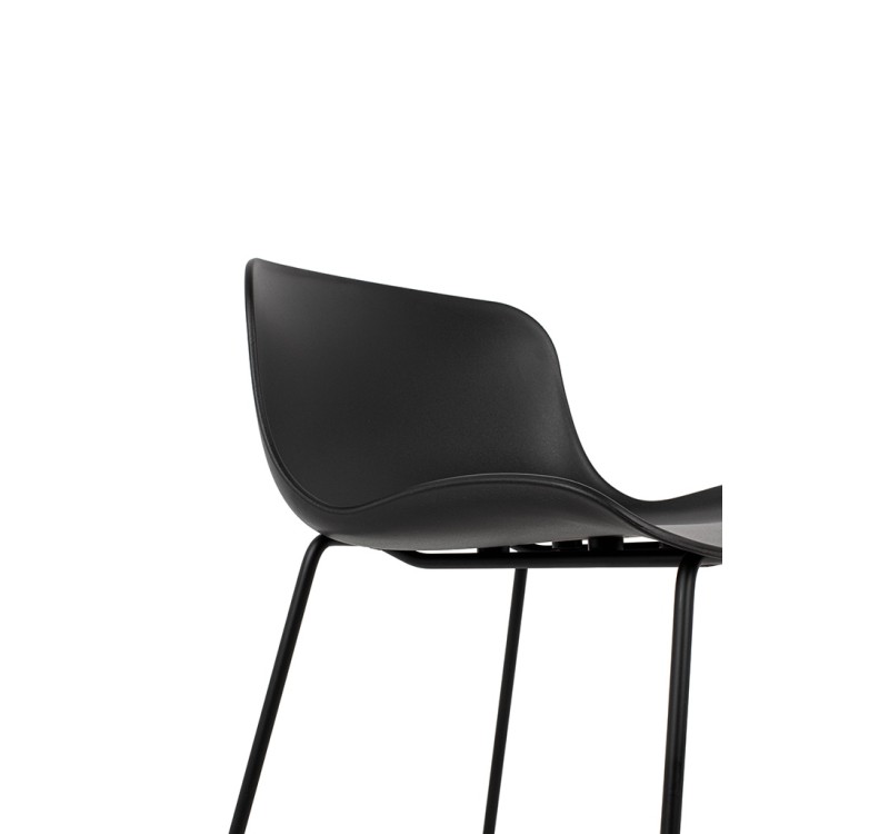 Krzesło barowe COMA 76 czarne