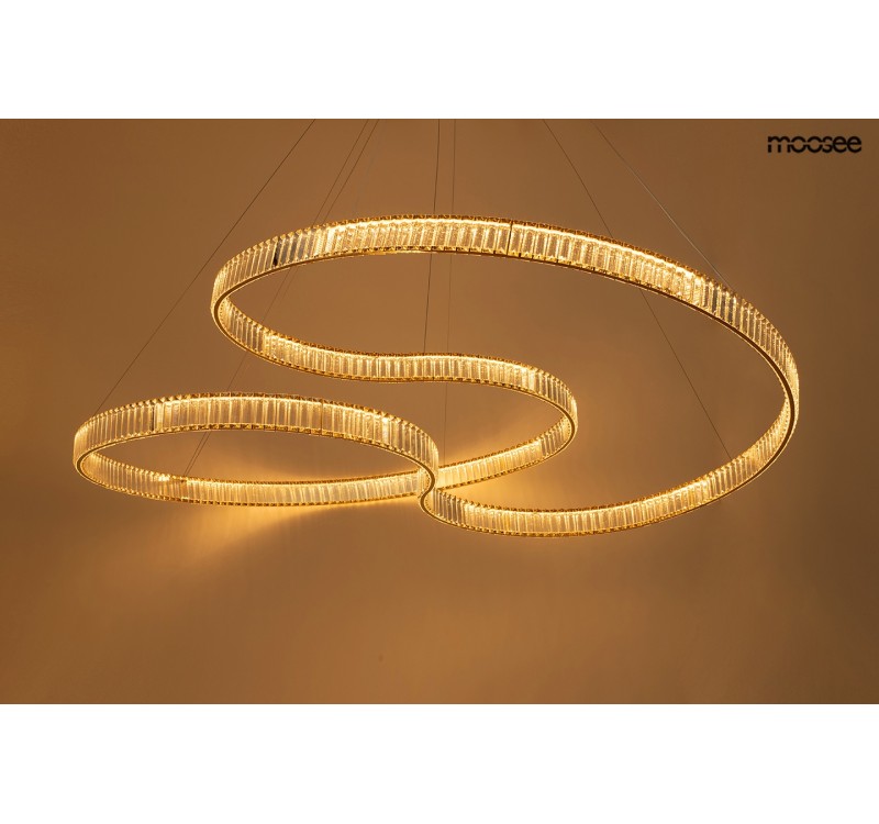 MOOSEE lampa wisząca WAVE 160A złota