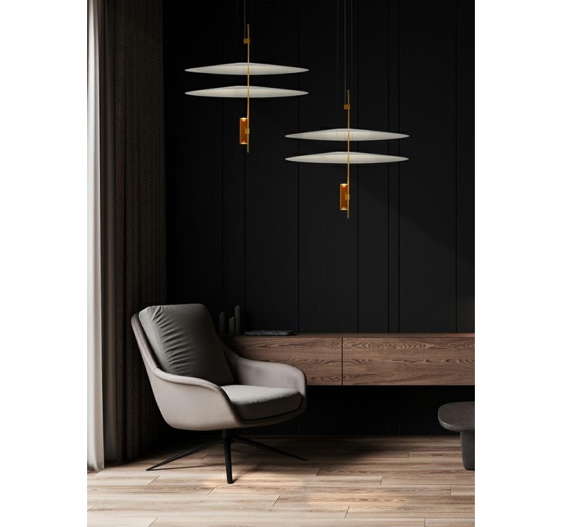 MOOSEE lampa wisząca PARROT 68 złota