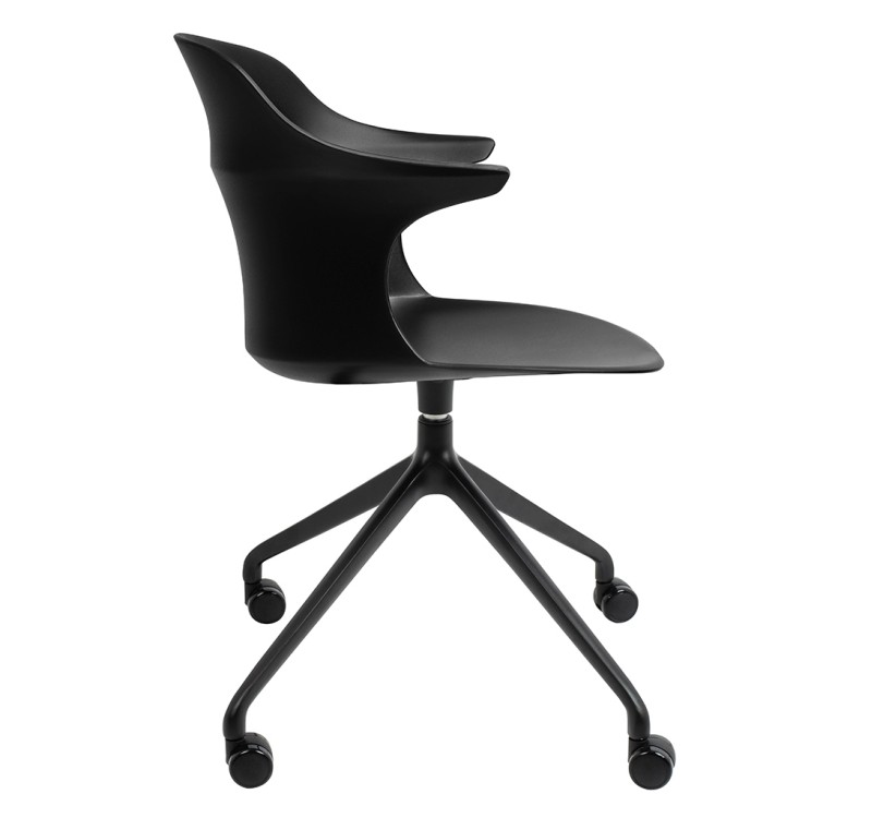 Krzesło biurowe obrotowe BRAZO czarne