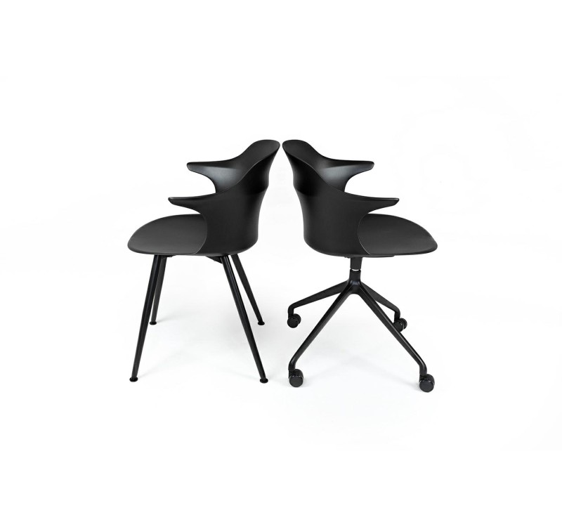 Krzesło biurowe obrotowe BRAZO czarne