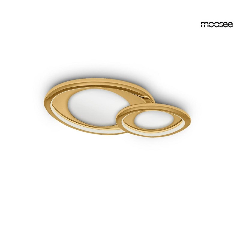 MOOSEE lampa sufitowa / plafon CELL 2     złota