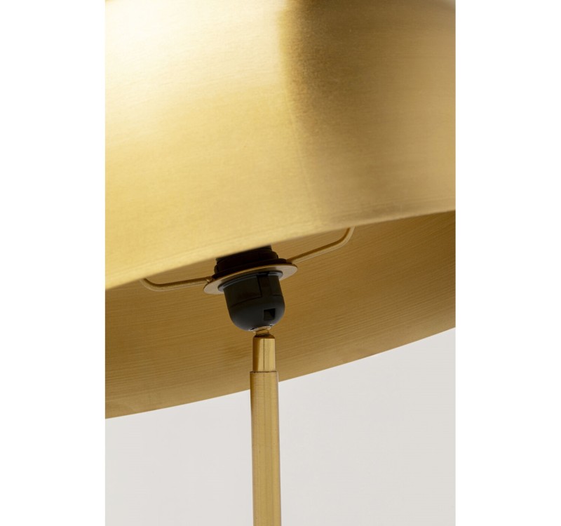 KARE lampa podłogowa LOUNGY 160 cm złota