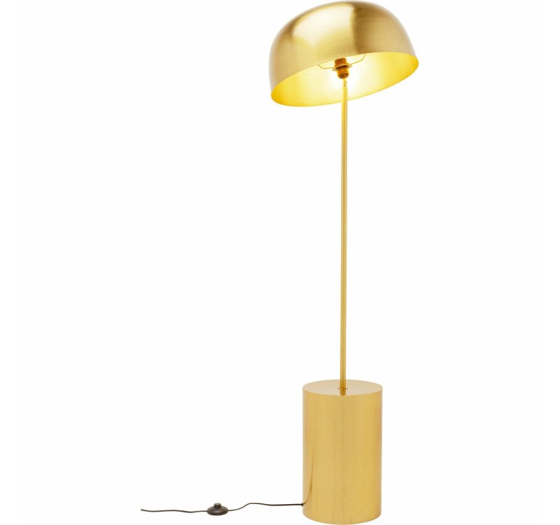 KARE lampa podłogowa LOUNGY 160 cm złota