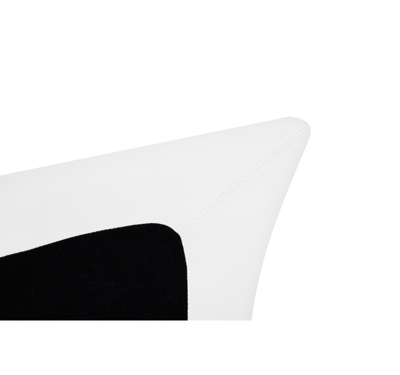 Fotel bujany OTILIA TEDDY biały