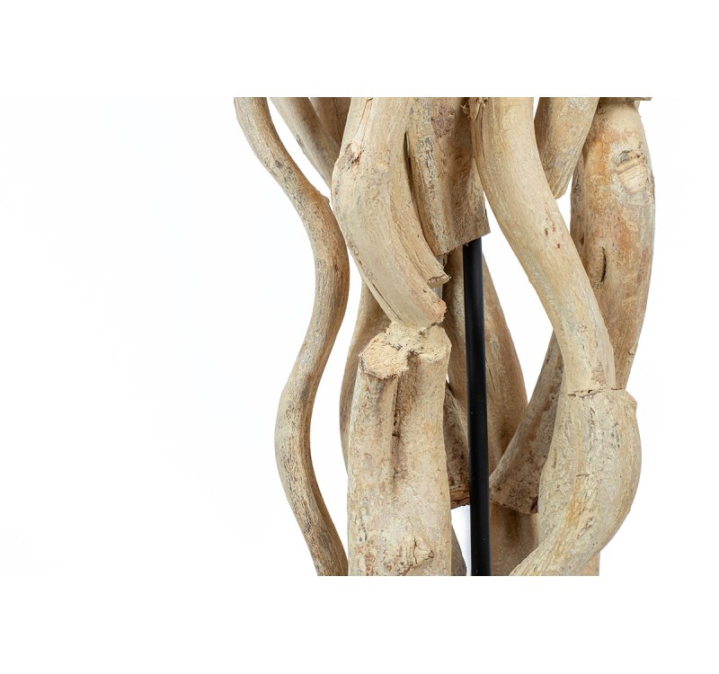 KARE lampa podłogowa SCULTRA naturalna