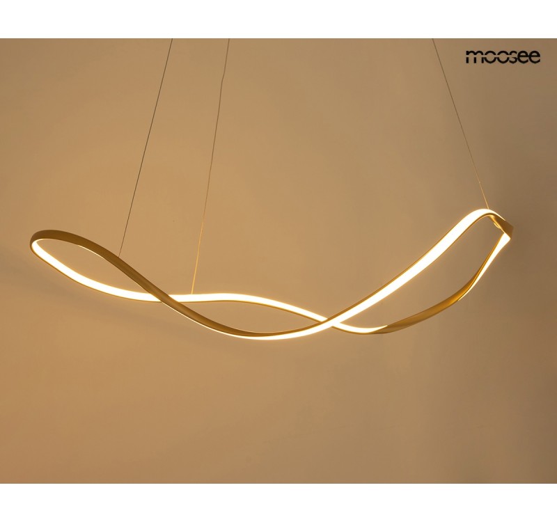 MOOSEE lampa wisząca WAVES 100 złota