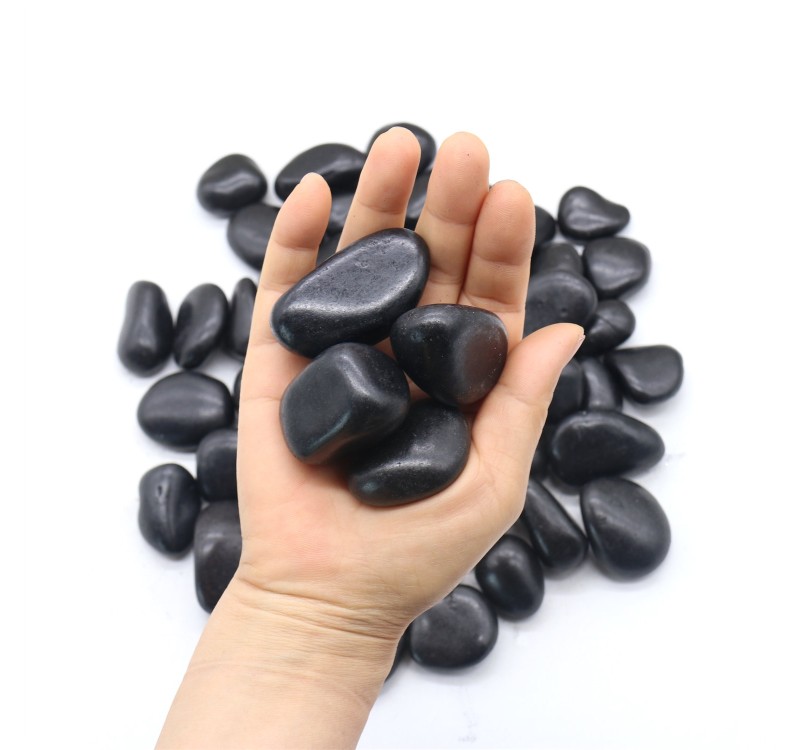 Kamień dekoracyjny ogrodowy 2-3 cm 1 kg   czarny