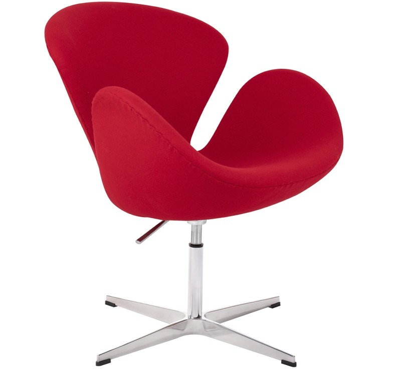 Fotel SWAN PREMIUM regulowany czerwony