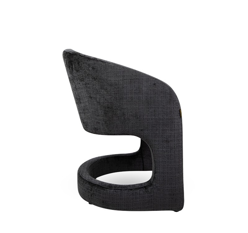 MaMaison krzesło SHELLY czarne