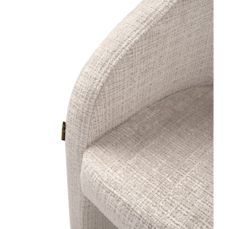 MaMaison krzesło SHELLY beżowe