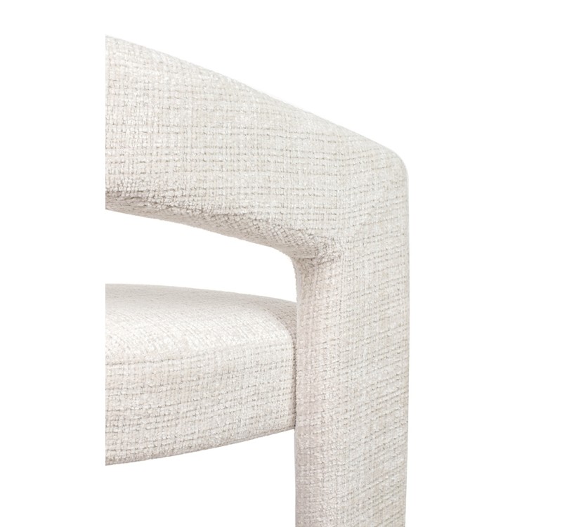 MaMaison krzesło barowe LOGAN białe