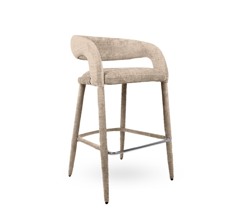 MaMaison krzesło barowe IRIS beżowe