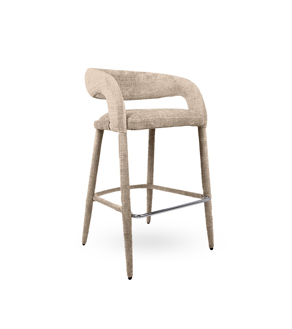 MaMaison krzesło barowe IRIS beżowe