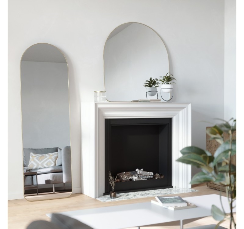 UMBRA lustro łukowe HUBBA 51 x 157 cm złote