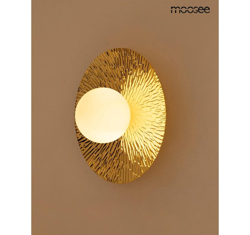 MOOSEE lampa ścienna SOUL 30 złota
