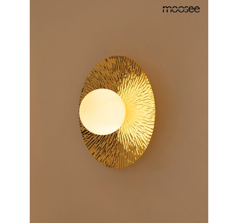 MOOSEE lampa ścienna SOUL 20 złota