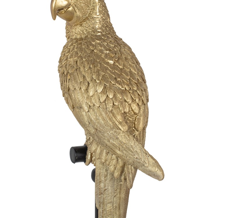 KARE dekoracja stojąca PARROT 116 cm złota