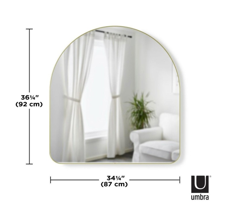 UMBRA lustro łukowe HUBBY 86 x 91 cm złote