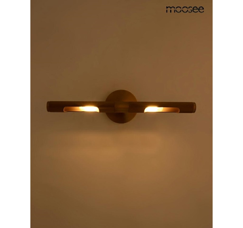 MOOSEE lampa ścienna CRUDO złota