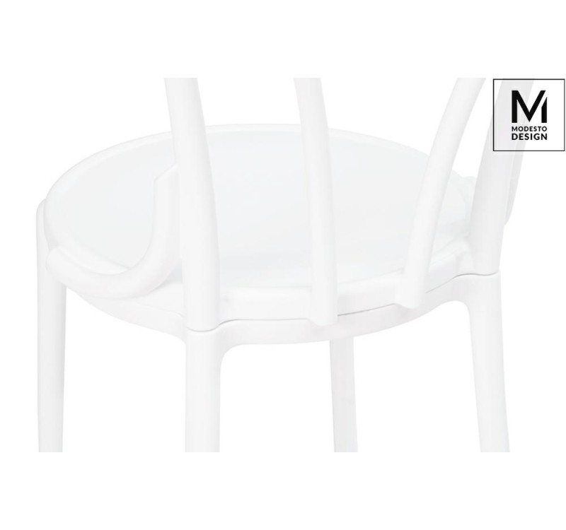 MODESTO krzesło TONI czarne - polipropylen