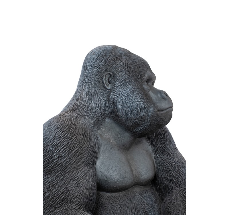 KARE dekoracja stojąca GORILLA XL 76cm czarna