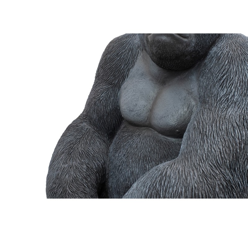 KARE dekoracja stojąca GORILLA XL 76cm czarna