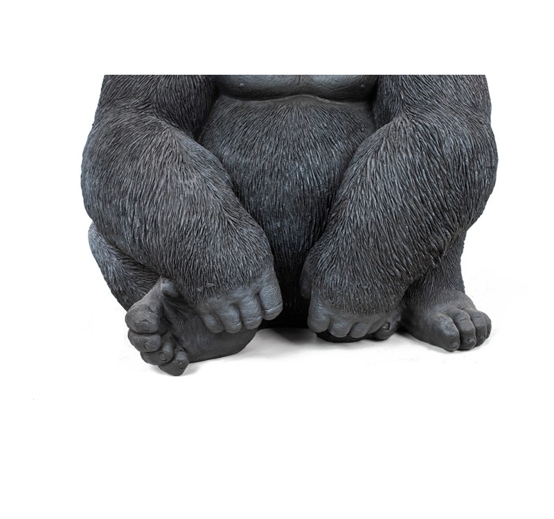 KARE dekoracja stojąca GORILLA XL 76cm czarna