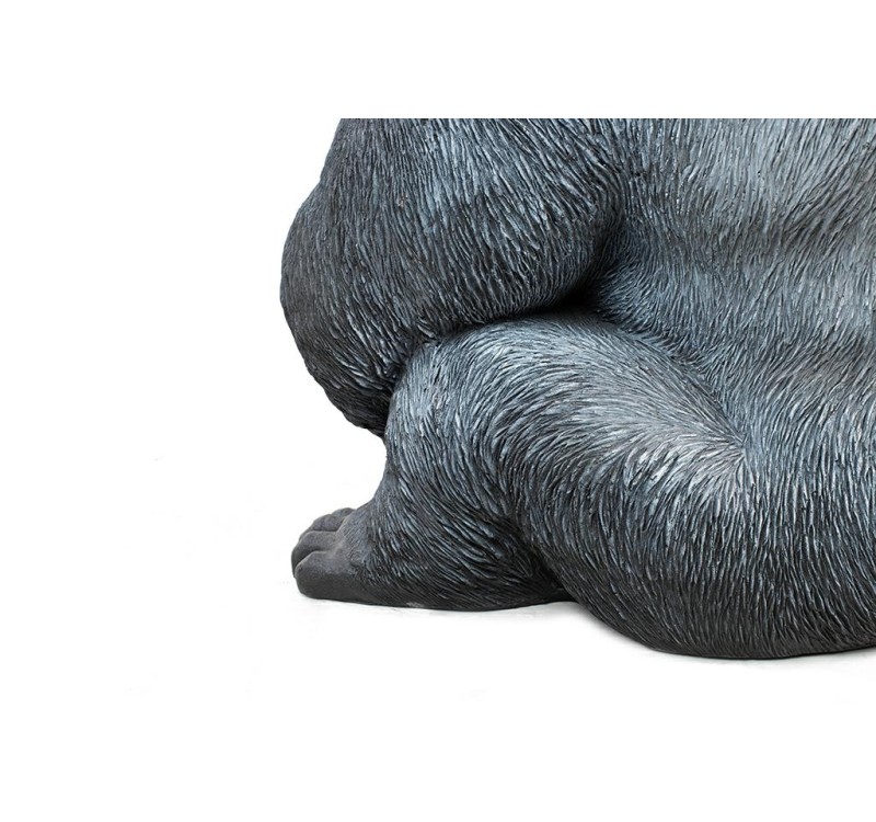 KARE dekoracja stojąca GORILLA XL 76cm czarna