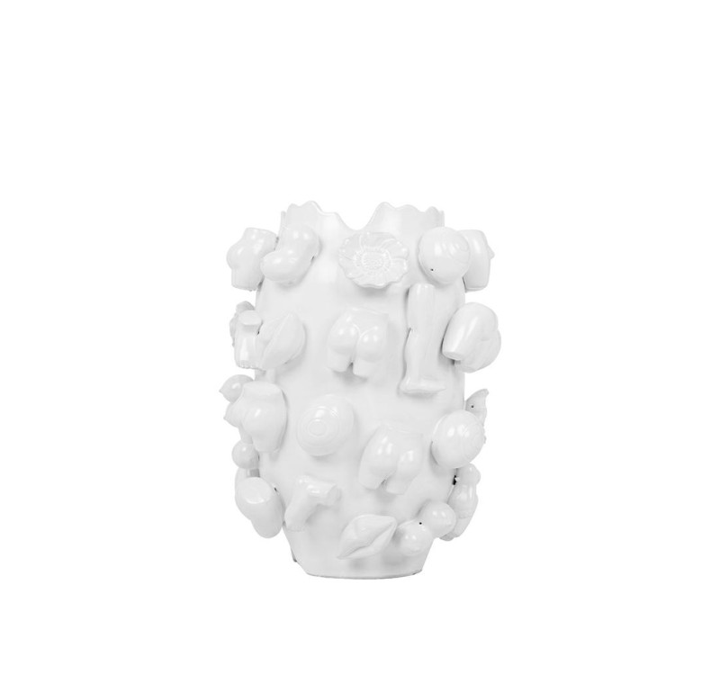 KARE wazon dekoracyjny BODY PARTS 25cm biały