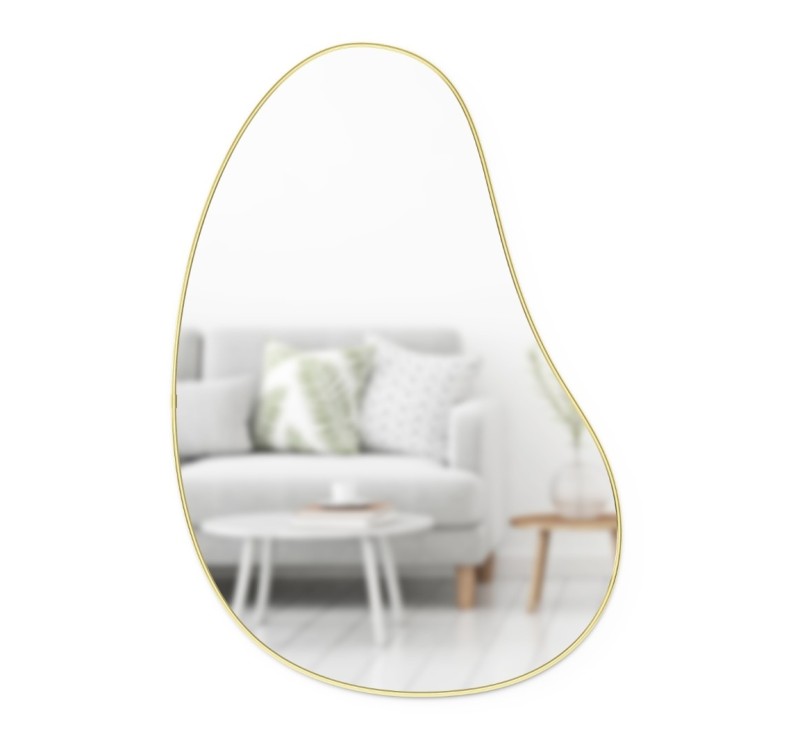 UMBRA lustro ścienne HUBBA 86 cm złote