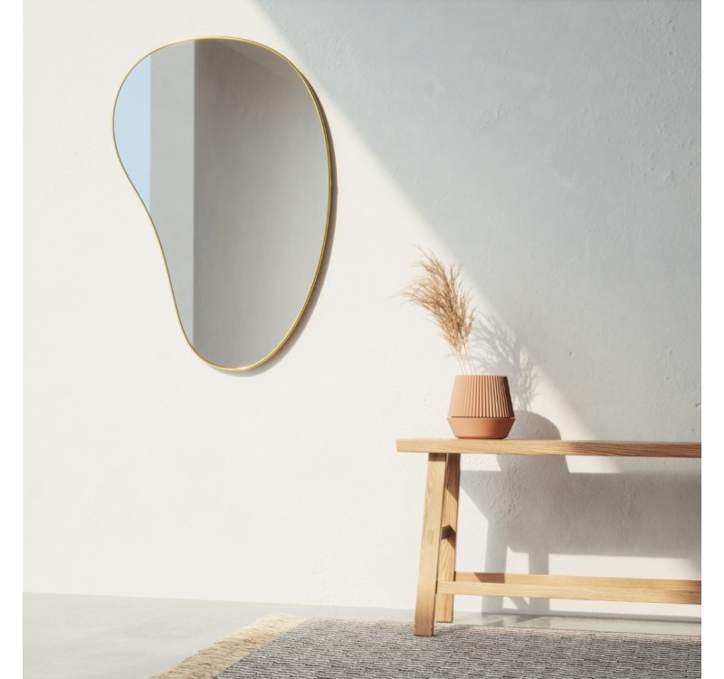 UMBRA lustro ścienne HUBBA 86 cm złote