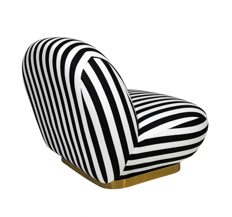 MaMaison fotel obrotowy AZURE biały /     czarny