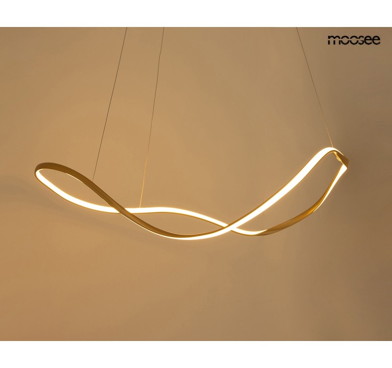 MOOSEE lampa wisząca WAVES 80 złota