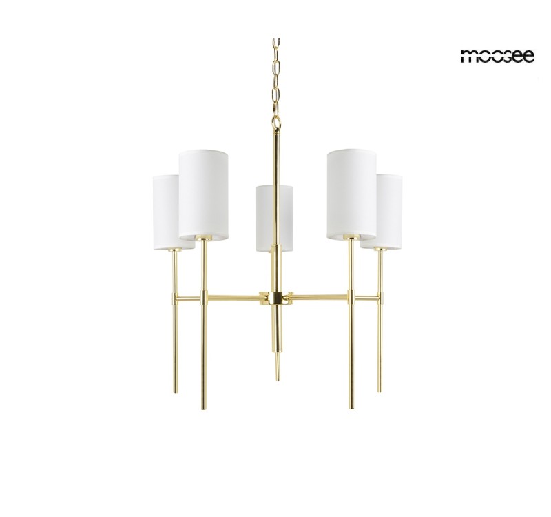 MOOSEE lampa wisząca IMPERIO 5 złota