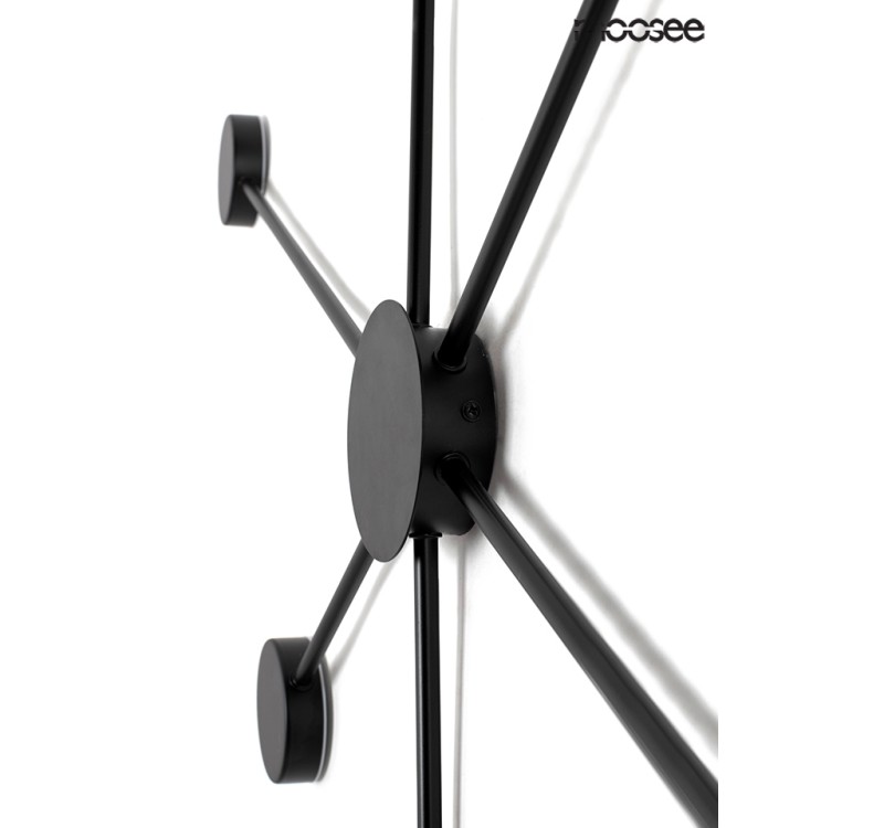 MOOSEE lampa ścienna SHADOW 6 CLOSE czarna