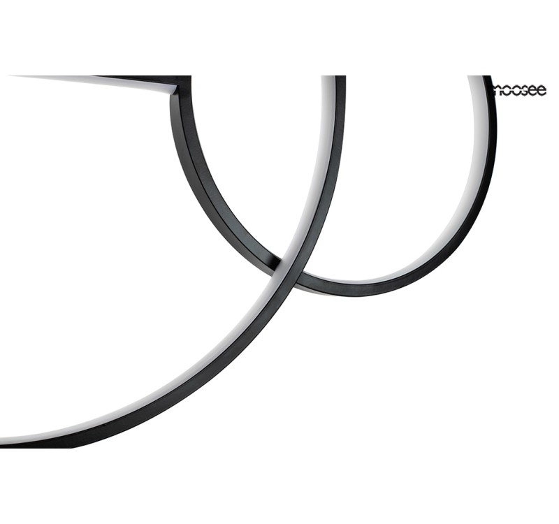 MOOSEE lampa wisząca RAGE czarna