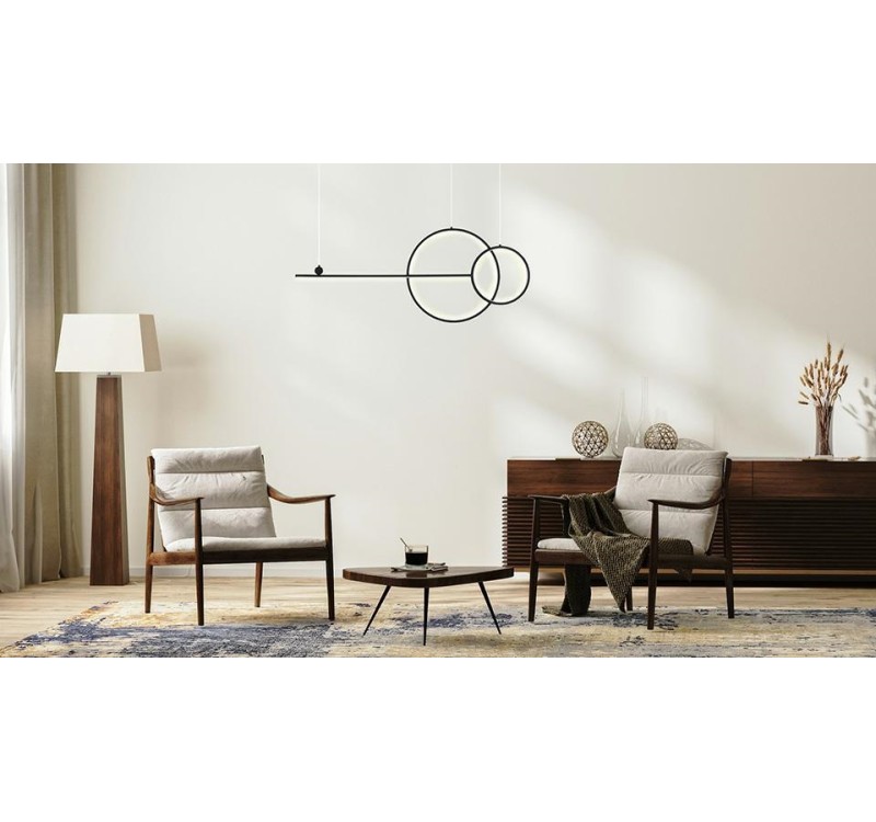 MOOSEE lampa wisząca RAGE czarna