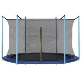 Siatka ochronna wewnętrzna na trampolinę 10 ft 6 słupków 305 cm
