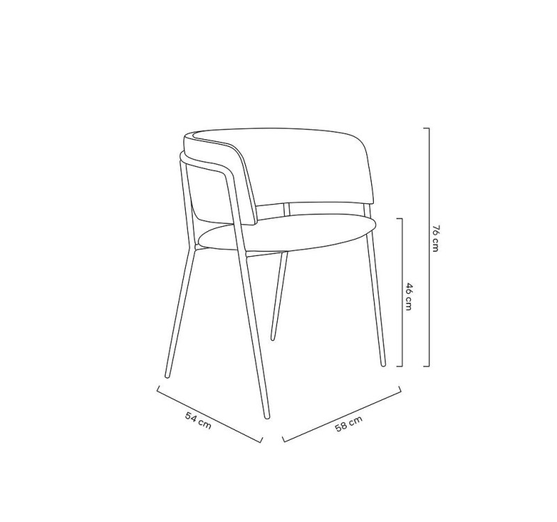 Krzesło DELTA beżowe