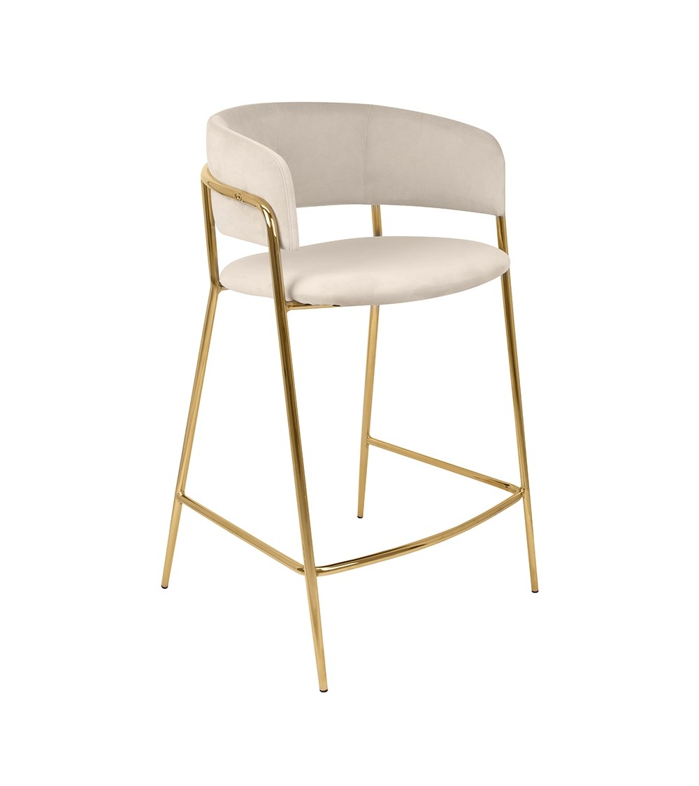 Krzesło barowe DELTA 65 beżowe