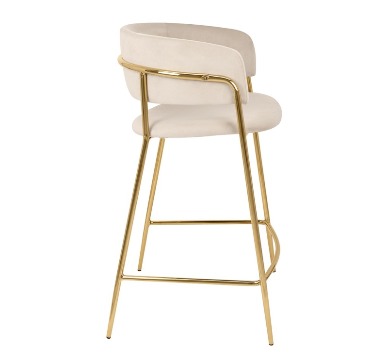 Krzesło barowe DELTA 65 beżowe