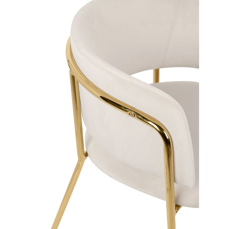 Krzesło barowe DELTA 65 beżowe