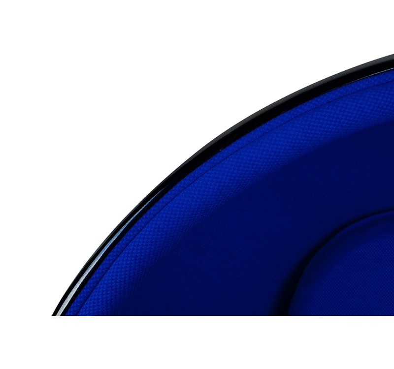 Fotel BALL BLACK niebieski