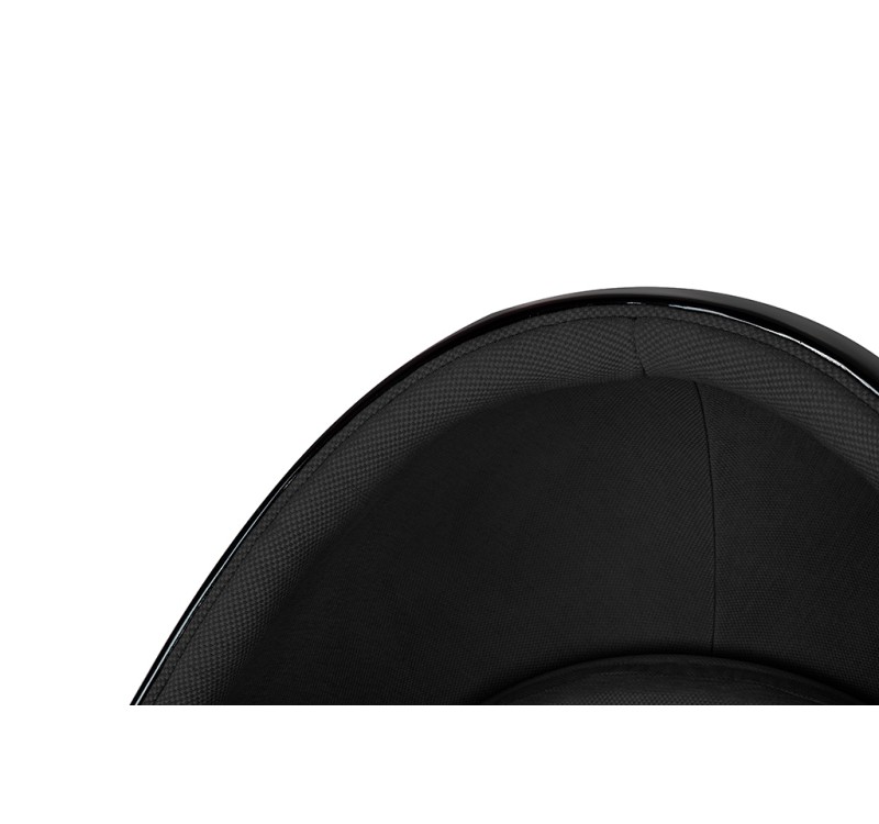 Fotel OVALIA BLACK czarny