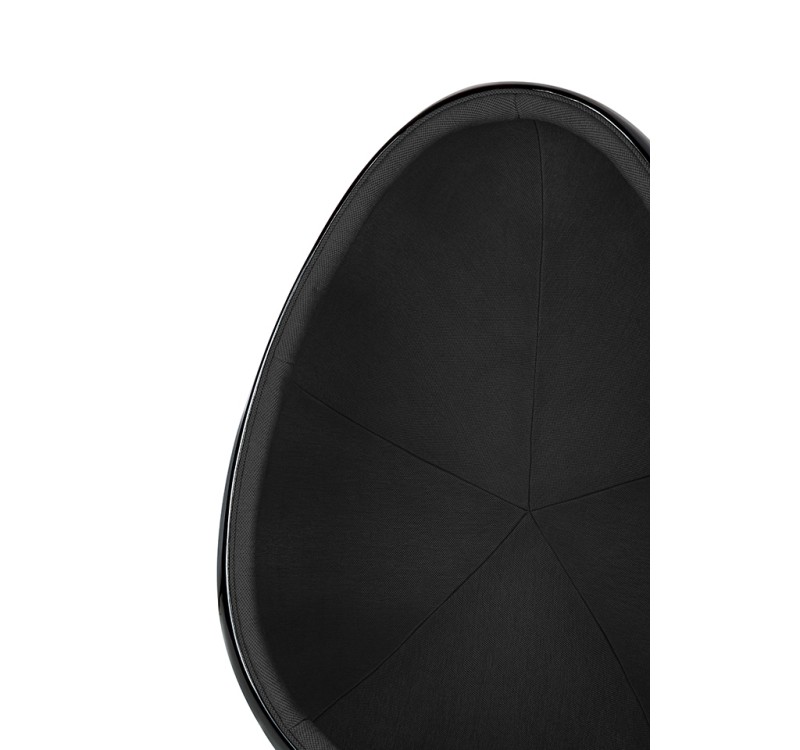 Fotel OVALIA BLACK czarny