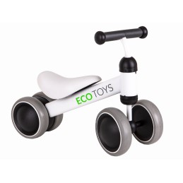 Rowerek biegowy treningowy mini rower dla dzieci biały ECOTOYS
