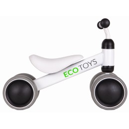 Rowerek biegowy treningowy mini rower dla dzieci biały ECOTOYS