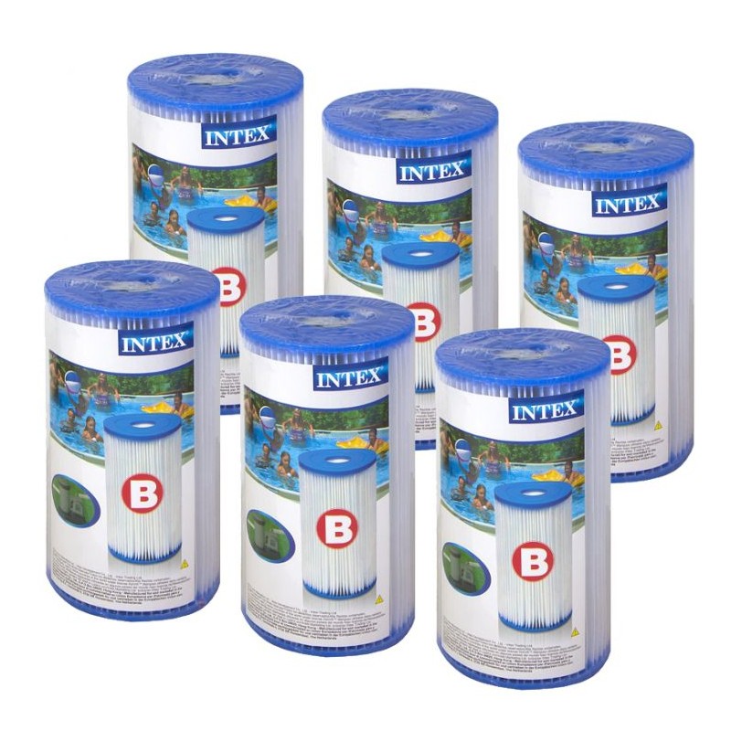 Filtr filtry 6 sztuk typ B do pompy INTEX 29005