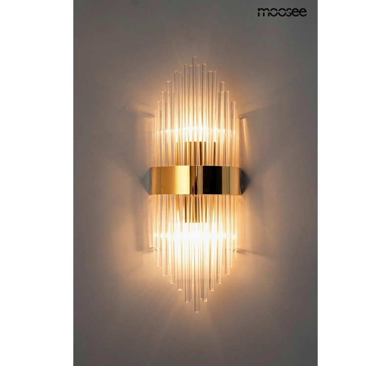 MOOSEE lampa ścienna FLORENS S złota